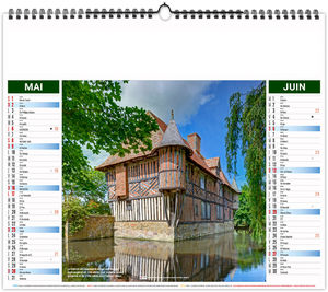 Calendrier illustré personnalisable Héritage 2027 9