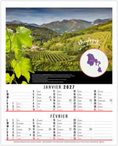 Calendrier illustré personnalisable Louis 2027 1