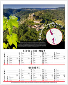 Calendrier illustré personnalisable Louis 2027 5