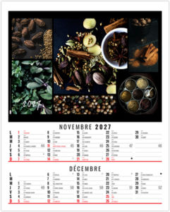 Calendrier illustré personnalisable Maë 2027 6