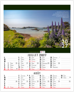 Calendrier illustré personnalisable Matisse 2027 4