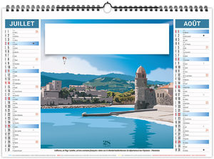 Calendrier illustré personnalisable Néo Rétro 2027 4