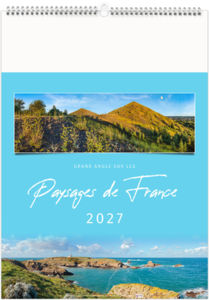 Calendrier illustré personnalisable Paysages de France 2027 1