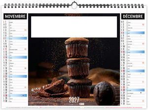 Calendrier illustré personnalisable Recettes 2027 6