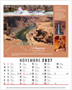 Calendrier illustré personnalisable Romain 2027 11