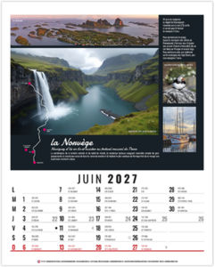 Calendrier illustré personnalisable Romain 2027 6