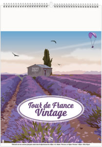 Calendrier illustré personnalisable Tour de France Vintage 2027 1