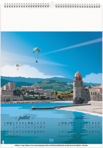 Calendrier illustré personnalisable Tour de France Vintage 2027 5