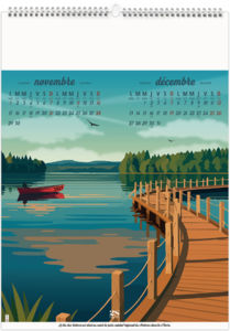 Calendrier illustré personnalisable Tour de France Vintage 2027 7