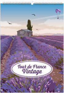 Calendrier illustré personnalisable Tour de France Vintage 2027