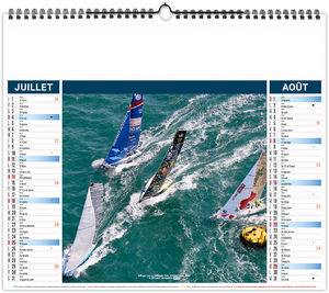 Calendrier illustré personnalisable Tribord 2027 10