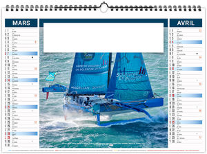 Calendrier illustré personnalisable Tribord 2027 2