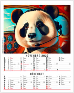 Calendrier illustré personnalisable Zoé 2027 6