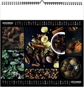 Calendrier illustré personnalisé Aromates et Compagnie 2027 6