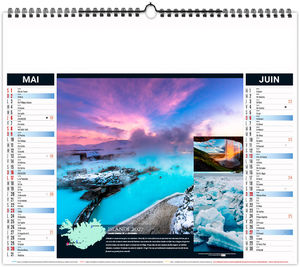 Calendrier illustré personnalisé Bains 2027 9