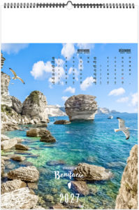 Calendrier illustré personnalisé Bienvenue en Corse 2027 7