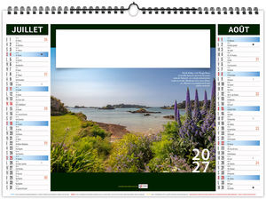 Calendrier illustré personnalisé Bretagne 2027 4