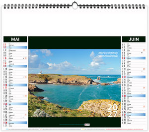 Calendrier illustré personnalisé Bretagne 2027 9