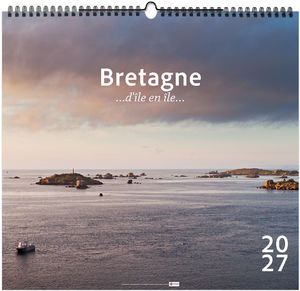 Calendrier illustré personnalisé Bretagne d'Île en Île 2027