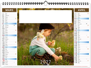 Calendrier illustré personnalisé Copains 2027 2