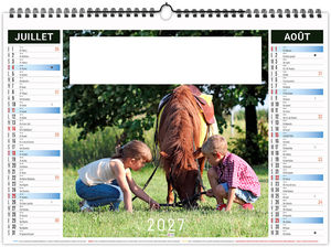 Calendrier illustré personnalisé Copains 2027 4