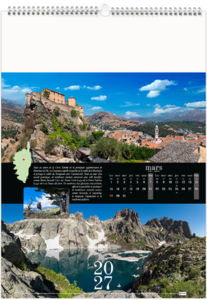 Calendrier illustré personnalisé Corsica 2027 4