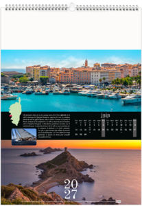 Calendrier illustré personnalisé Corsica 2027 7