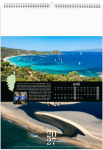 Calendrier illustré personnalisé Corsica 2027 9