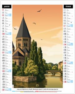 Calendrier illustré personnalisé Diane 2027 1