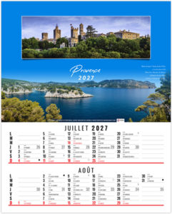 Calendrier illustré personnalisé En France 2027 4