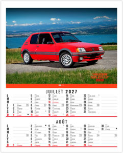 Calendrier illustré personnalisé Gilles 2027 4