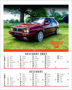 Calendrier illustré personnalisé Gilles 2027 6