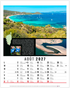 Calendrier illustré personnalisé Hubert 2027 8