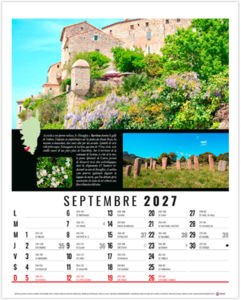Calendrier illustré personnalisé Hubert 2027 9