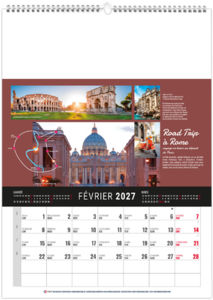 Calendrier illustré personnalisé Illustre Monde 2027 1