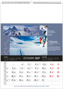 Calendrier illustré personnalisé Illustre Monde 2027 11