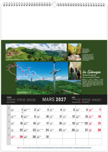 Calendrier illustré personnalisé Illustre Monde 2027 2