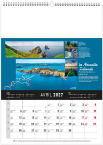 Calendrier illustré personnalisé Illustre Monde 2027 3