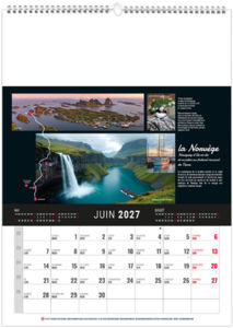 Calendrier illustré personnalisé Illustre Monde 2027 5