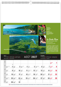 Calendrier illustré personnalisé Illustre Monde 2027 7