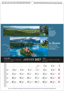 Calendrier illustré personnalisé Illustre Monde 2027