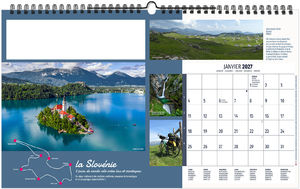 Calendrier illustré personnalisé Itinérance 2027 2