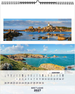Calendrier illustré personnalisé La France Panoramique 2027 4
