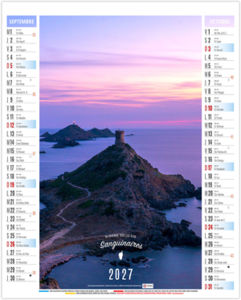 Calendrier illustré personnalisé Léa 2027 5