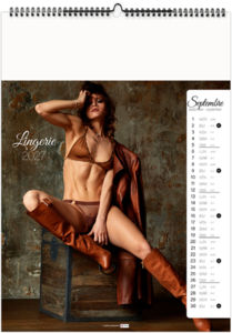 Calendrier illustré personnalisé Lingerie 2027 10