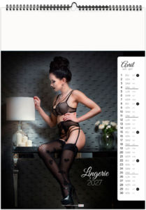 Calendrier illustré personnalisé Lingerie 2027 5