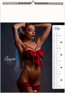Calendrier illustré personnalisé Lingerie 2027 6
