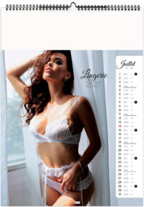 Calendrier illustré personnalisé Lingerie 2027 8