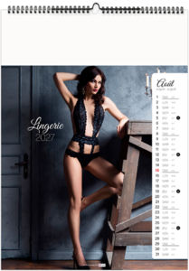 Calendrier illustré personnalisé Lingerie 2027 9