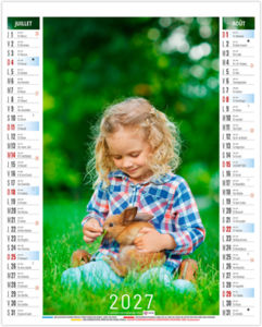 Calendrier illustré personnalisé Mattéo 2027 4